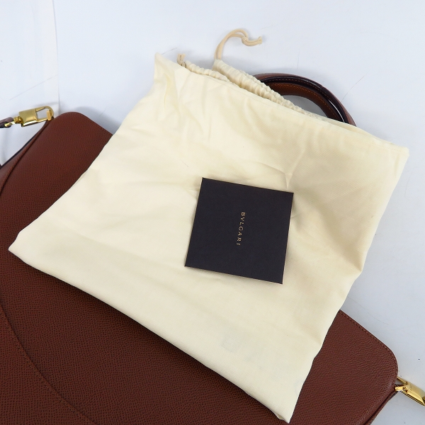 実際に弊社で買取させて頂いたBVLGARI/ブルガリ Decollete 2way ラージサイズハンドバッグ 21216の画像 9枚目