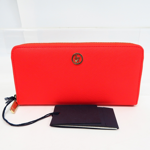 実際に弊社で買取させて頂いた【未使用】ARMANI JEANS/アルマーニジーンズ ラウンドジップ ウォレット/長財布