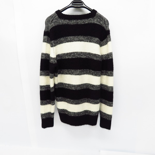 実際に弊社で買取させて頂いたLounge Lizard/ラウンジリザード ボーダー柄 モヘア/ウール混 ニット/セーター 2の画像 1枚目