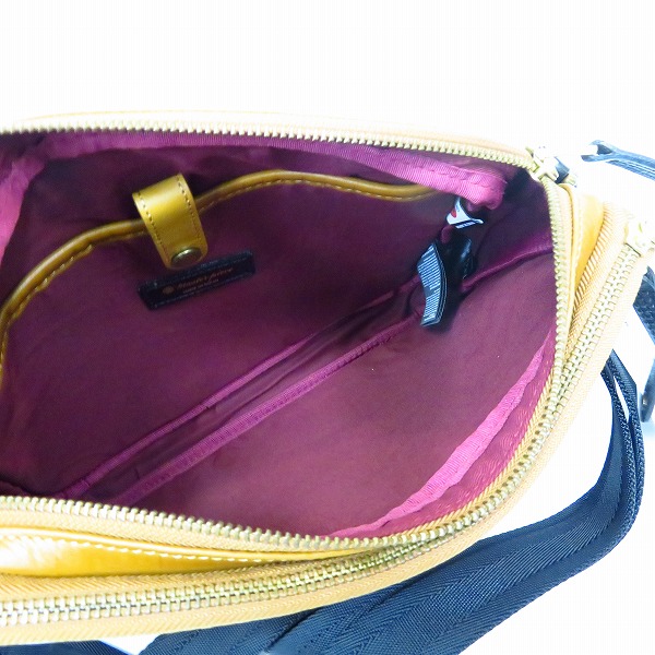 実際に弊社で買取させて頂いた【未使用】master-piece/マスターピース Gloss ver.2 ショルダーバッグ 01663-v2 キャメルの画像 3枚目