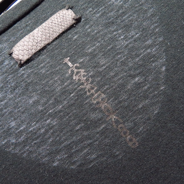 実際に弊社で買取させて頂いたIF SIX WAS NINE/イフシックスワズナイン BONE-2/HSC 変形 ロング丈 Tシャツ/2の画像 2枚目