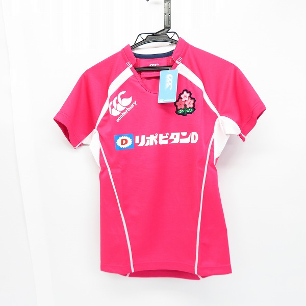 実際に弊社で買取させて頂いた【未使用】CANTERBURY/カンタベリー 女子セブンズ 日本代表 ラグビー プラクティスジャージー/M