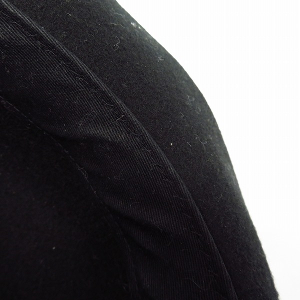 実際に弊社で買取させて頂いたCA4LA/カシラ knox 日本製 ウール100% 中折ハット ブラック/黒の画像 8枚目