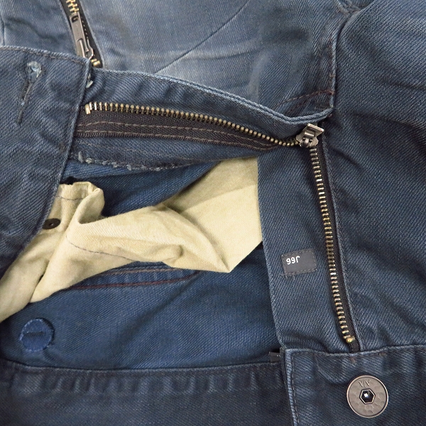 実際に弊社で買取させて頂いたARMANI EXCHANGE/アルマーニエクスチェンジ コットン サイドジップ デニムパンツ/31の画像 3枚目