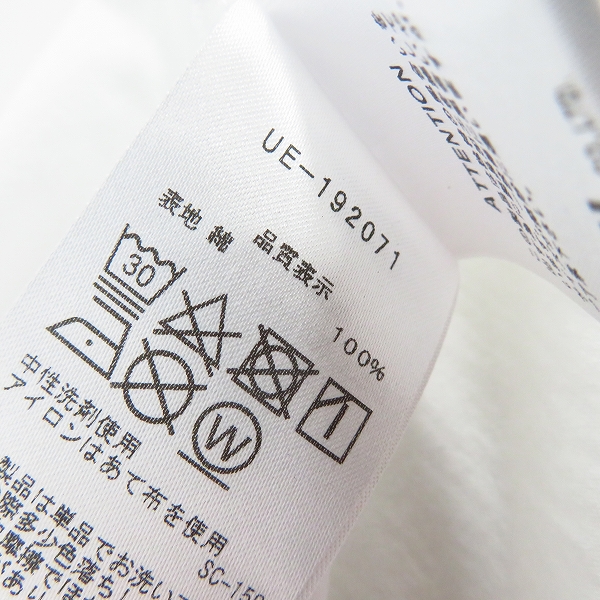 実際に弊社で買取させて頂いたuniform experiment/ユニフォームエクスペリメント 19SS ナンバリングポケットTシャツ 1の画像 3枚目