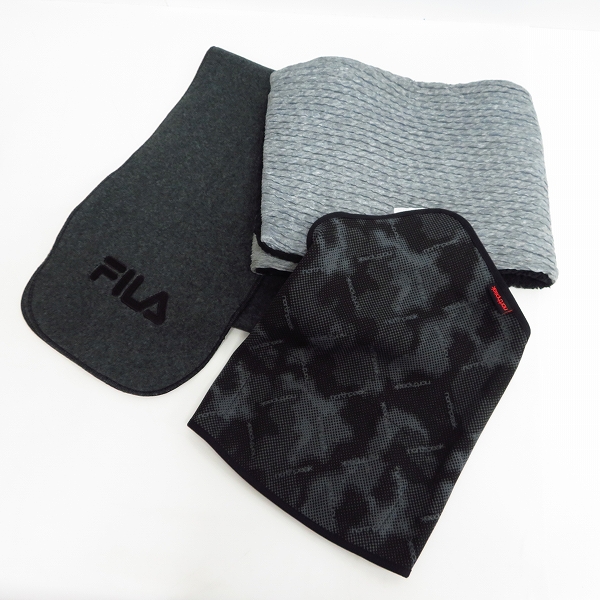 実際に弊社で買取させて頂いたFILA/フィラ HECK/ヘック northpeak/ノースピーク マフラー/ネックウォーマー 3点セット