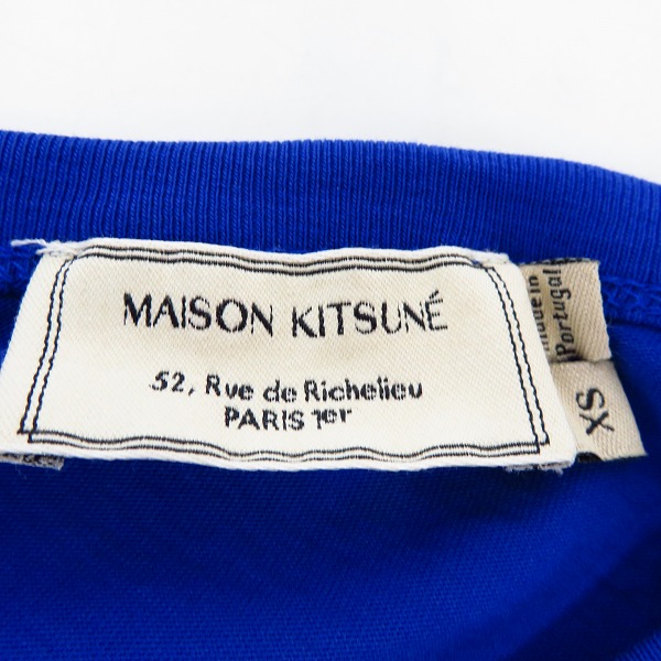 実際に弊社で買取させて頂いたMAISON KITSUNE/メゾンキツネ プリント 半袖 Tシャツ/カットソー/XSの画像 2枚目