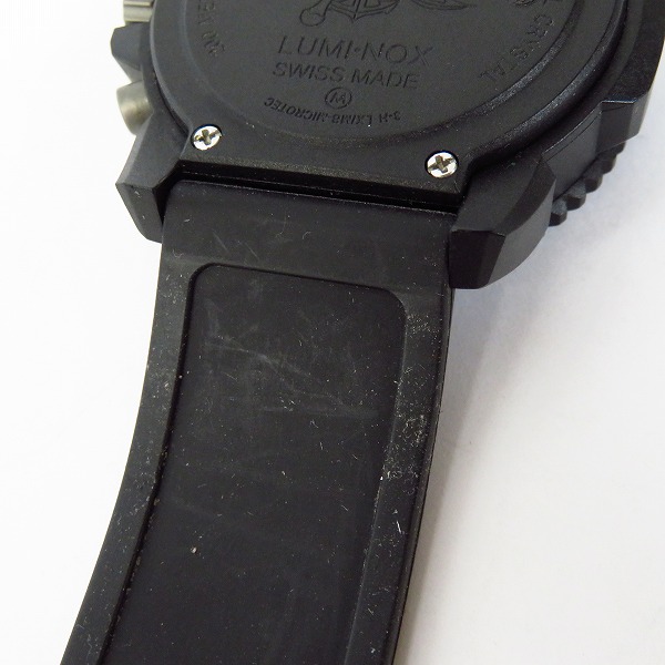 実際に弊社で買取させて頂いたLUMINOX/ルミノックス ネイビーシールズ カラーマーク クロノグラフ 腕時計/ウォッチ 3081.BO/3080シリーズの画像 4枚目
