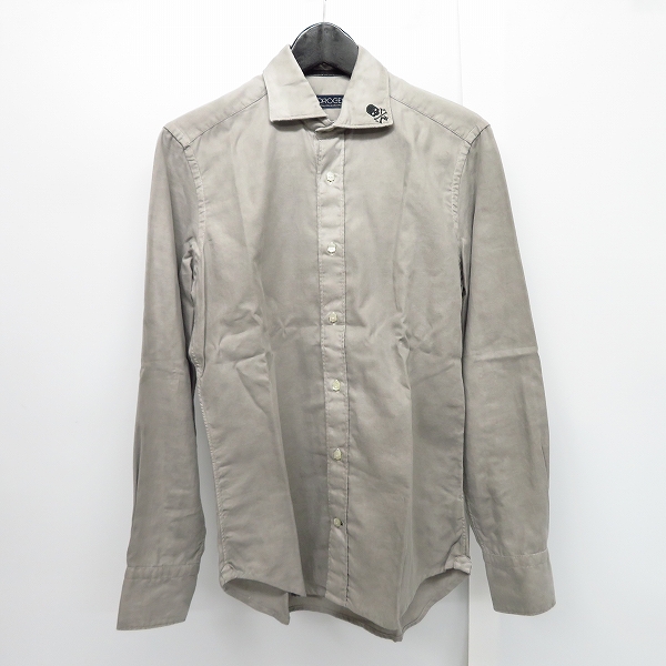 実際に弊社で買取させて頂いたHYDROGEN/ハイドロゲン 1ポイントスカル ロングスリーブ/長袖 コットンシャツ Size：S