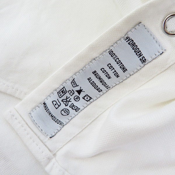 実際に弊社で買取させて頂いたHYDROGEN/ハイドロゲン ワッペン刺繍 カジュアルウエスタンシャツ ホワイト/Sの画像 3枚目