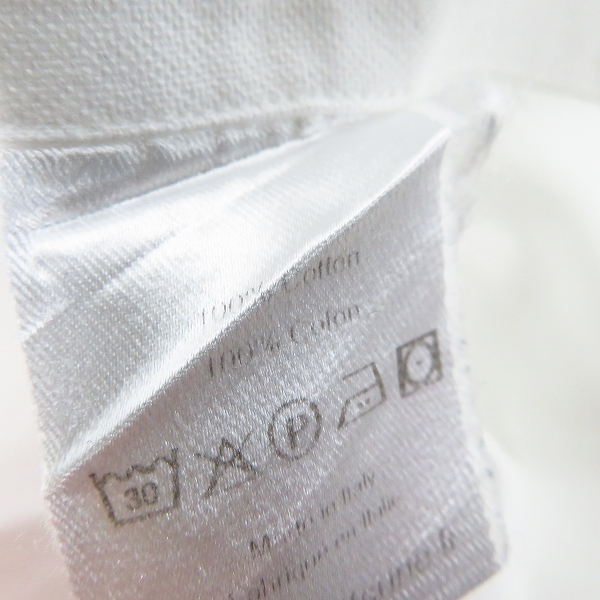 実際に弊社で買取させて頂いたMAISON KITSUNE/メゾンキツネ ボタンダウン 長袖 シャツ ホワイトの画像 5枚目