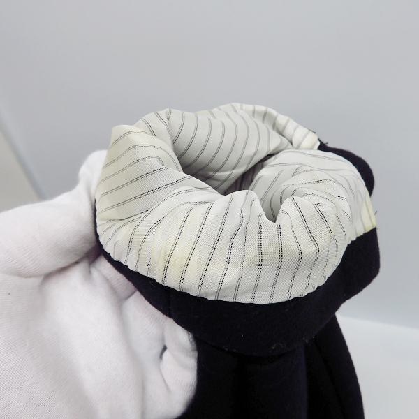 実際に弊社で買取させて頂いたDIESEL BLACK GOLD/ディーゼル ブラック ゴールド 襟 ファー Pコート/48の画像 6枚目