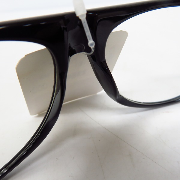 実際に弊社で買取させて頂いた【未使用】Dior Homme/ディオールオム メガネフレーム BLACK TIE1の画像 4枚目
