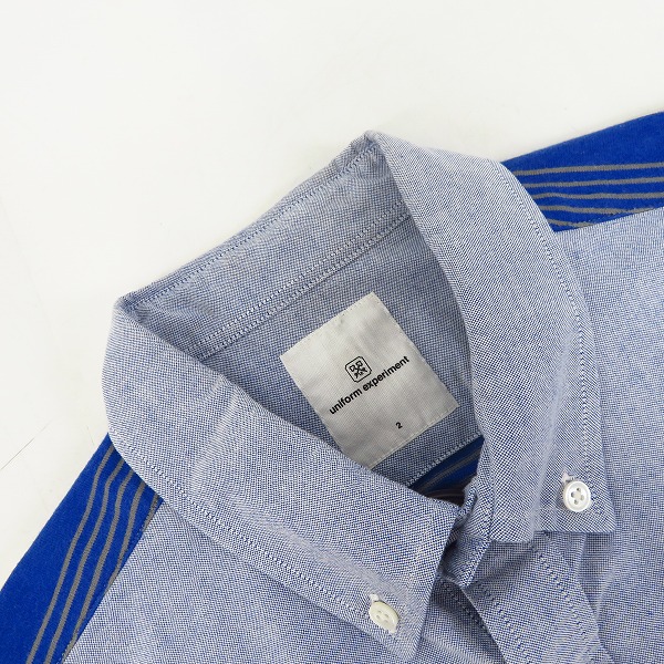 実際に弊社で買取させて頂いたuniform experiment/ユニフォームエクスペリメント ボタンダウンシャツ UE-130053/2の画像 4枚目