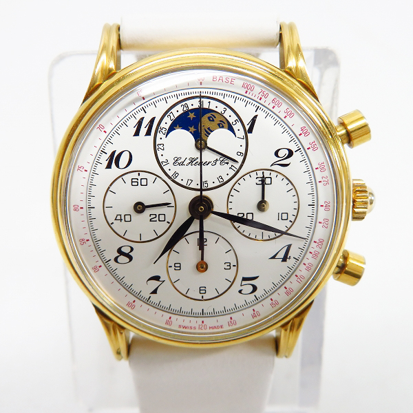 実際に弊社で買取させて頂いたTAG HEUER/タグホイヤー エドワードホイヤー 創立125周年 Ref-188.205 手巻機械式クロノグラフ Cal-1883の画像 1枚目