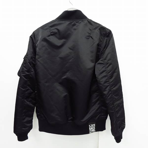 実際に弊社で買取させて頂いたBack Channel/バックチャンネル MA-1/フライトジャケット リバーシブル ゴーストライオンカモ ブラック/Mの画像 1枚目