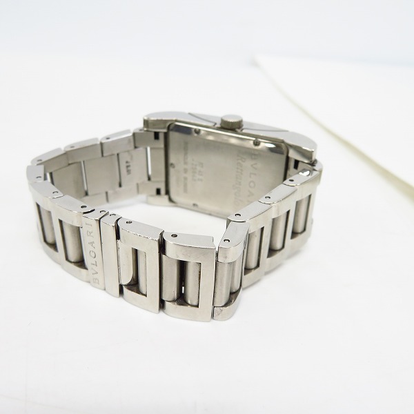 実際に弊社で買取させて頂いた【証明書付/動作確認済み】BVLGARI/ブルガリ レッタンゴロ 自動巻き/AUTOMATIC 腕時計 RT45Sの画像 2枚目