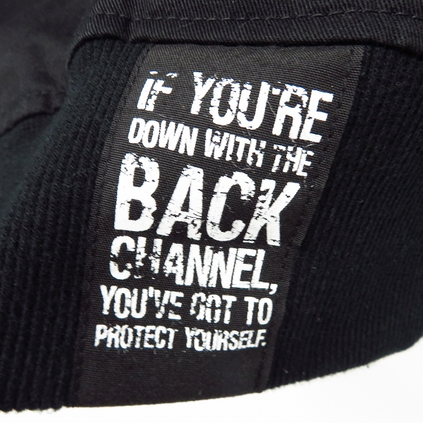 実際に弊社で買取させて頂いたBack Channel/バックチャンネル スタジャン バックプリント ブラック/Mの画像 2枚目