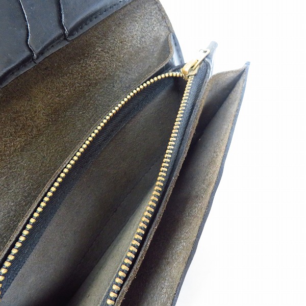 実際に弊社で買取させて頂いたHTC/HOLLYWOOD TRADING CO/エイチティーシー 長財布/ロングウォレット レザー スタッズの画像 5枚目