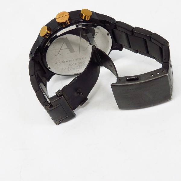 実際に弊社で買取させて頂いたARMANI EXCHANGE/アルマーニエクスチェンジ クォーツ アナログ腕時計 AX1350の画像 2枚目