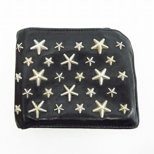 実際に弊社で買取させて頂いたJIMMY CHOO/ジミーチュウ スタースタッズウォレット/二つ折り財布