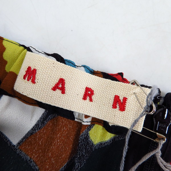 実際に弊社で買取させて頂いた【未使用】MARNI/マルニ 16SS 花柄ロングスカート GOMAL81A00TV454 38の画像 2枚目