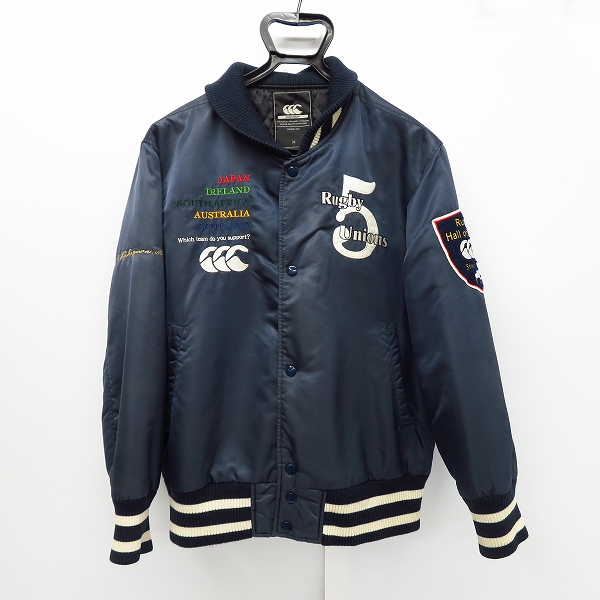 実際に弊社で買取させて頂いたCANTERBURY/カンタベリー Rugby Union 5 スタジャン/M