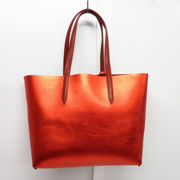 実際に弊社で買取させて頂いた【未使用】 LACOSTE/ラコステ 定価4万↑ ANNA CUIR 牛革リバーシブルトートバッグ NF2560Aの画像 3枚目