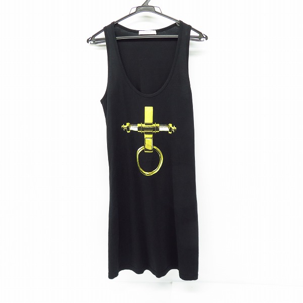実際に弊社で買取させて頂いたGIVENCHY/ジバンシー プリント ロング丈 タンクトップ ブラック/XS
