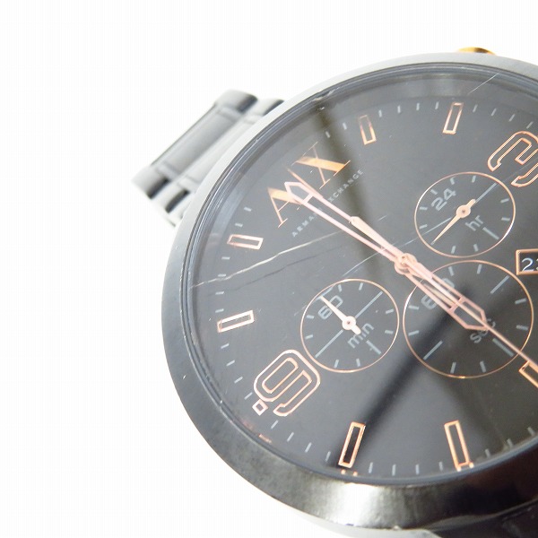 実際に弊社で買取させて頂いたARMANI EXCHANGE/アルマーニエクスチェンジ クォーツ アナログ腕時計 AX1350の画像 6枚目