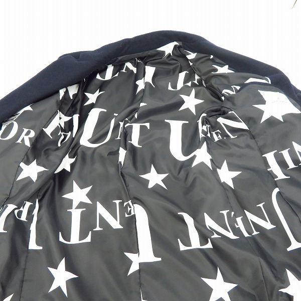 実際に弊社で買取させて頂いたuniform experiment/ユニフォームエクスペリメント LIGHT FLANNEL WOOL 3 BUTTON PADDED JACKET UE-156037/2の画像 4枚目