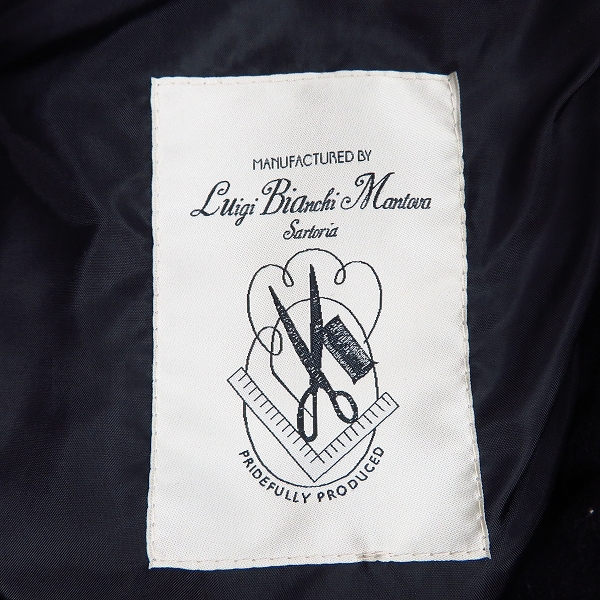 実際に弊社で買取させて頂いたHYDROGEN×Luigi Bianchi/ハイドロゲン×ルイジビアンキ 中綿チェック柄フーディージャケット 46の画像 3枚目