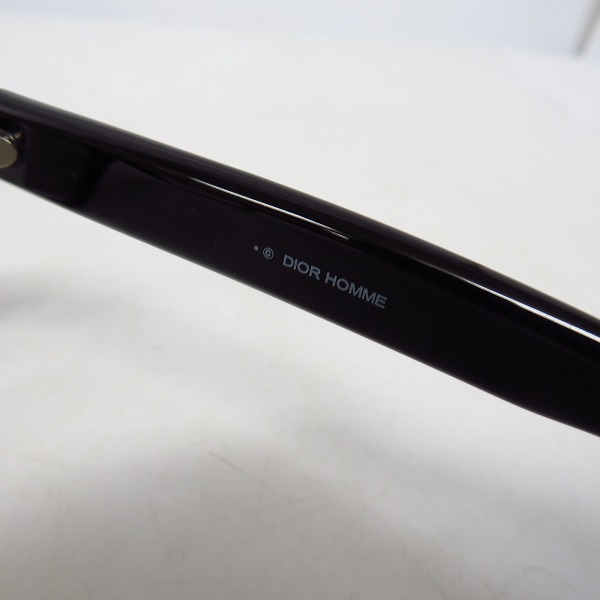 実際に弊社で買取させて頂いた【未使用】Dior Homme/ディオールオム メガネフレーム BLACK TIE1の画像 5枚目