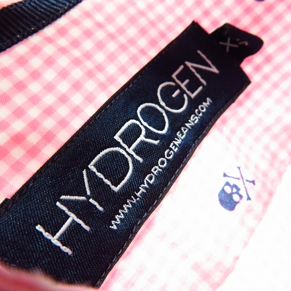 実際に弊社で買取させて頂いた【JPタグ】HYDROGEN/ハイドロゲン 総スカルプリント ハーフスリーブ/半袖 シャツ Size：XSの画像 2枚目
