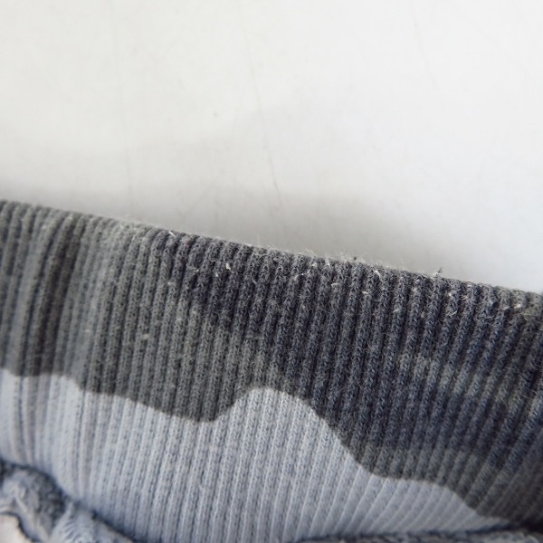 実際に弊社で買取させて頂いたHYDROGEN/ハイドロゲン 迷彩 赤ライン スウェット ハーフパンツ/Sの画像 5枚目