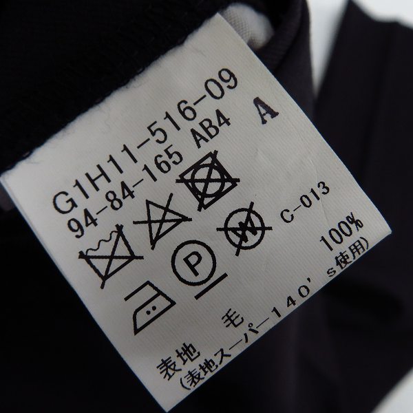 実際に弊社で買取させて頂いたMACKINTOSH LONDON/マッキントッシュロンドン スーパー140'S セットアップスーツ/94-84-165の画像 5枚目