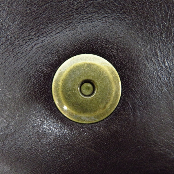 実際に弊社で買取させて頂いたBALLY/バリー レザー×キャンバス ショルダーバッグ ブラウン系の画像 5枚目