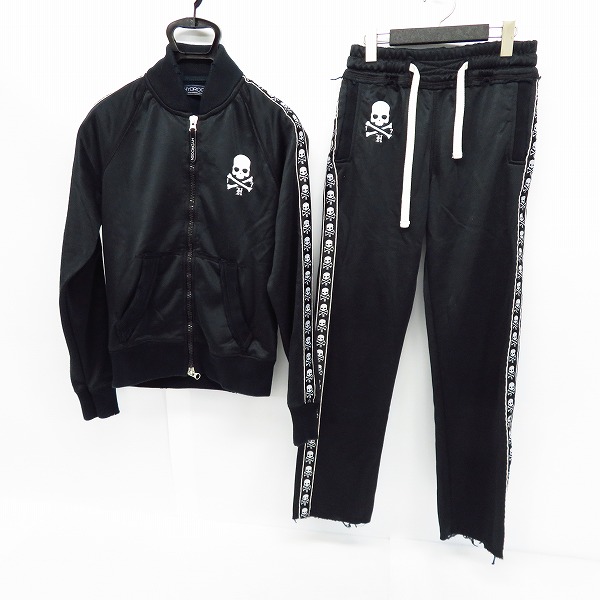 実際に弊社で買取させて頂いたHYDROGEN/ハイドロゲン スカルプリント トラック ジャケットトップ/パンツ/ジャージ セットアップ Size：S