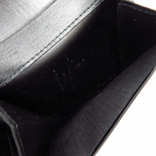 実際に弊社で買取させて頂いたdunhill/ダンヒル レザー 二つ折り財布/ウォレット ブラック WG3000Aの画像 4枚目