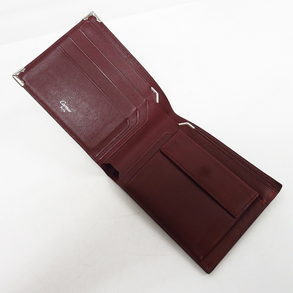 実際に弊社で買取させて頂いたCARTIER/カルティエ カボション 二つ折り財布の画像 3枚目