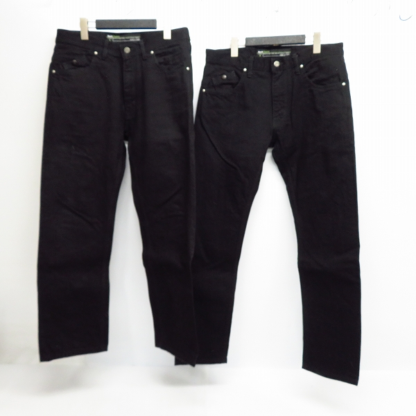 実際に弊社で買取させて頂いたBackChannel/バックチャンネル デニムパンツ ブラック 2点セット S/M