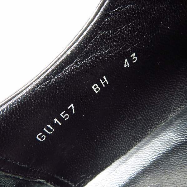 実際に弊社で買取させて頂いたGIORGIO ARMANI/ジョルジオアルマーニ レザーシューズ/43の画像 5枚目