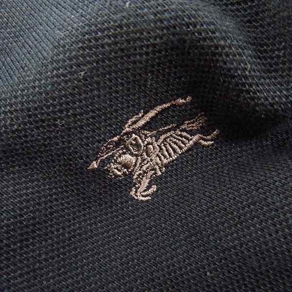 実際に弊社で買取させて頂いたBURBERRY LONDON/バーバリー ロンドン 三陽商会 ブラック ポロシャツ/Lの画像 3枚目