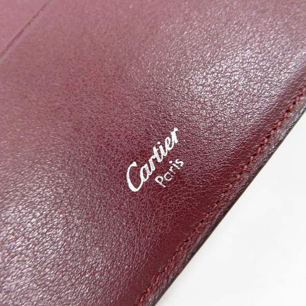 実際に弊社で買取させて頂いたCARTIER/カルティエ カボション 二つ折り財布の画像 4枚目