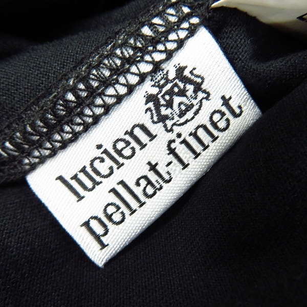 実際に弊社で買取させて頂いたlucien pellat-finet /ルシアンペラフィネ スワロスタッズ スカル カットソー/ロンT ブラック XSの画像 2枚目