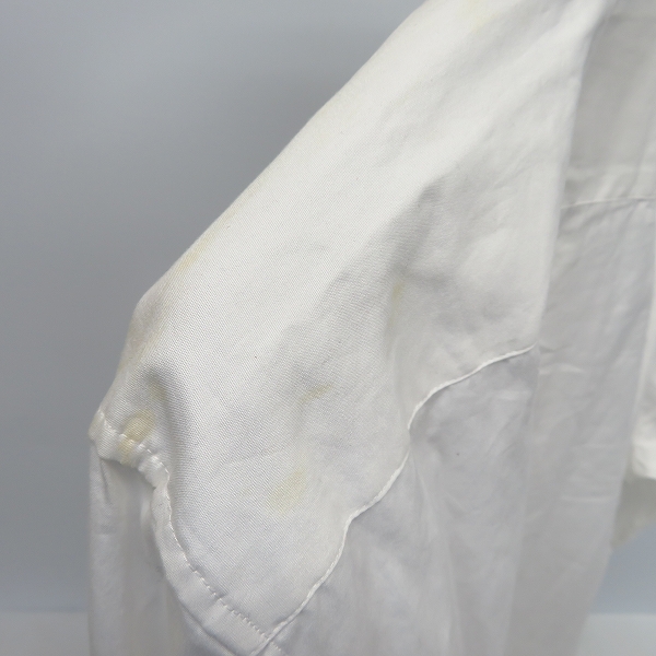 実際に弊社で買取させて頂いたBACKLASH/バックラッシュ レザーハイピング コットンシャツ 1306-01/3（L）の画像 5枚目