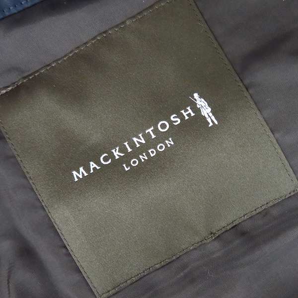 実際に弊社で買取させて頂いたMACKINTOSH LONDON/マッキントッシュ 日本製 ライナー付ステンカラーコート G1A30-800-28/40の画像 3枚目