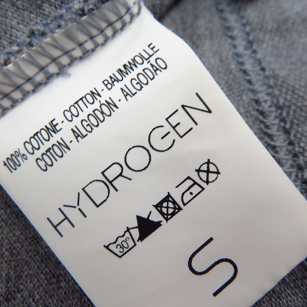 実際に弊社で買取させて頂いたHYDROGEN/ハイドロゲン 無地 プリント 半袖Tシャツ S/3点セットの画像 3枚目