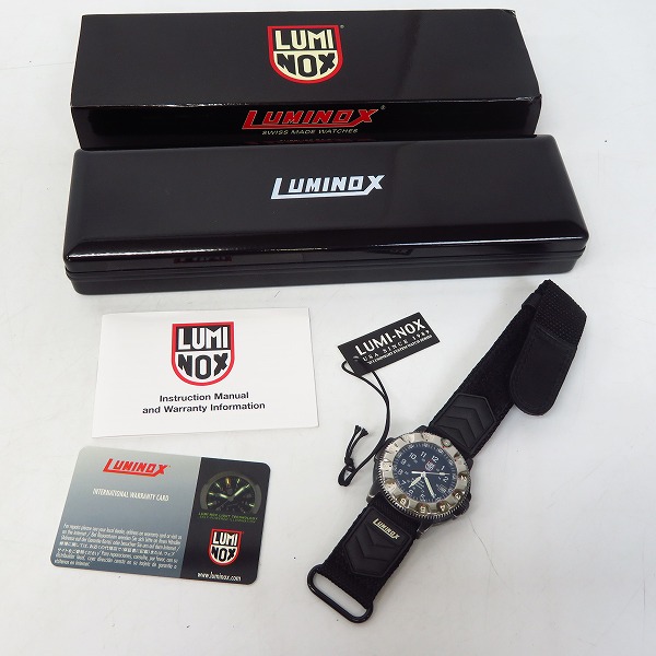 実際に弊社で買取させて頂いたLUMINOX/ルミノックス NIGHTHAWK 3400 SERIES F-117 ステルス ナイロンベルクロの画像 5枚目