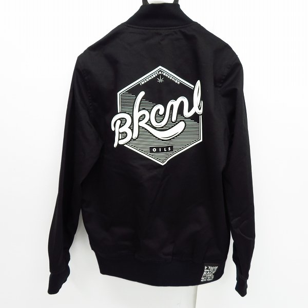 実際に弊社で買取させて頂いたBack Channel/バックチャンネル スタジャン バックプリント ブラック/Mの画像 1枚目